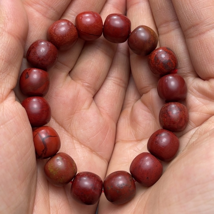 玛瑙/玉髓手串11+多样性发1合金