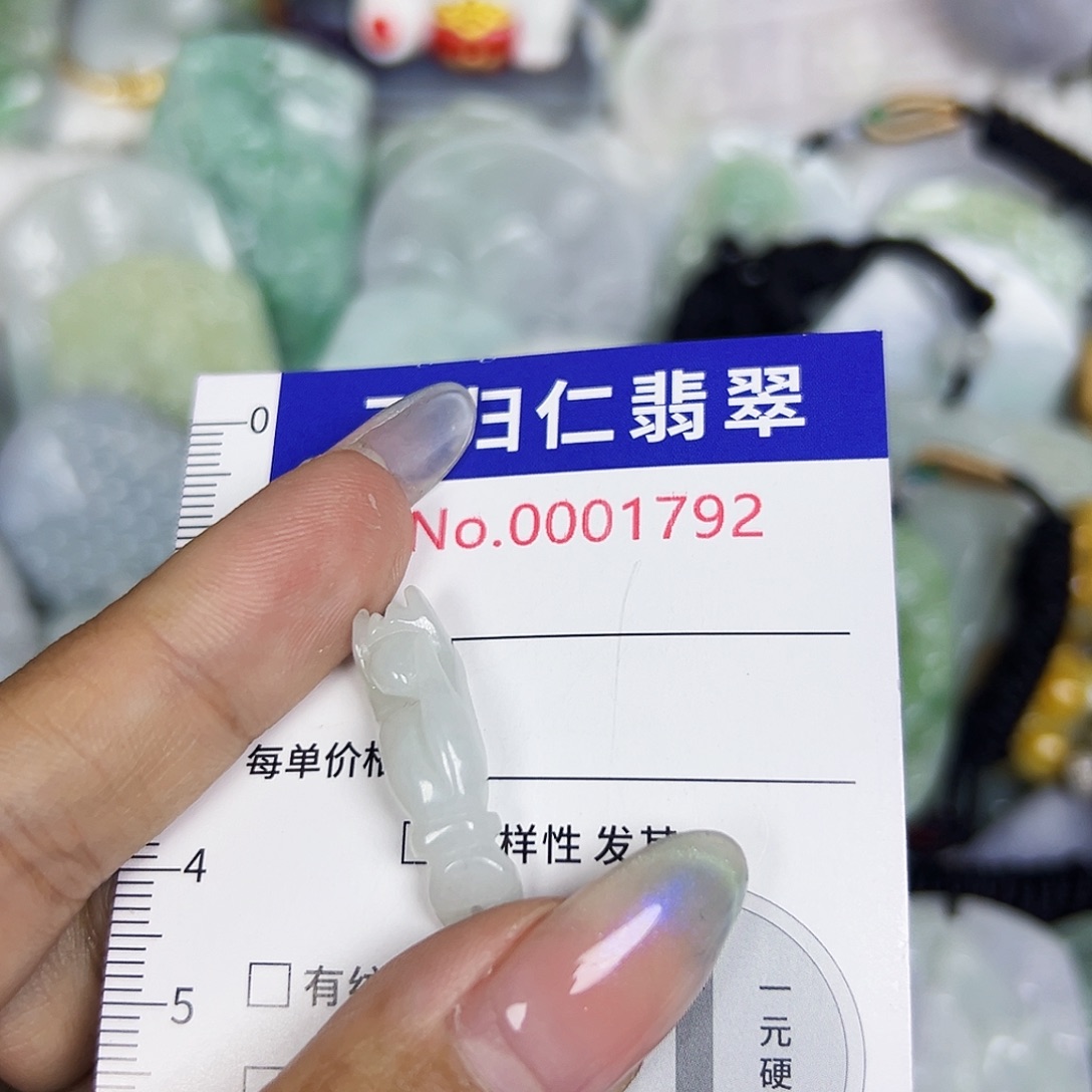 翡翠未镶嵌吊坠(不含链)111