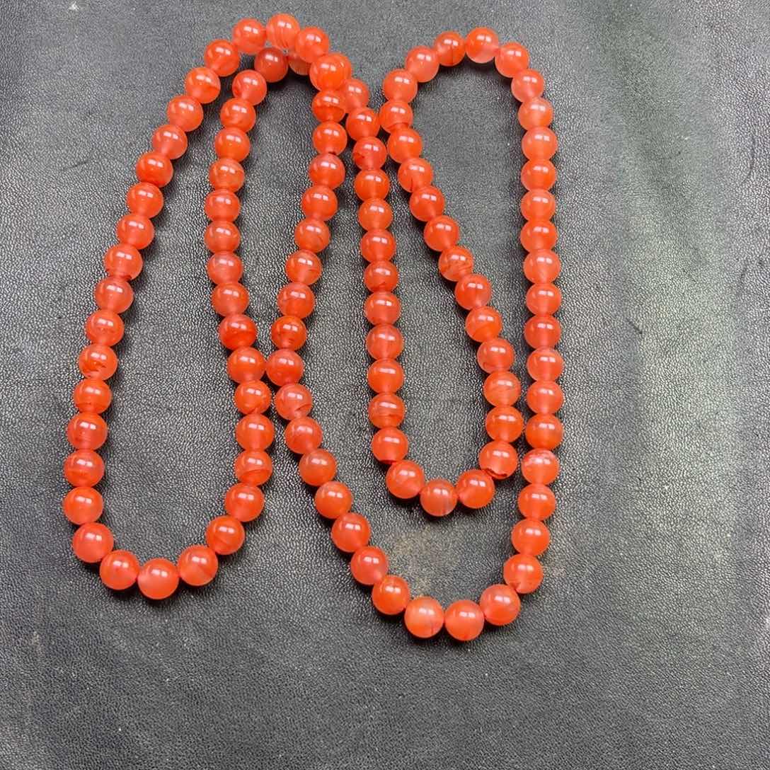 玛瑙/玉髓颈饰未镶嵌多样性南红108颗卡6货头