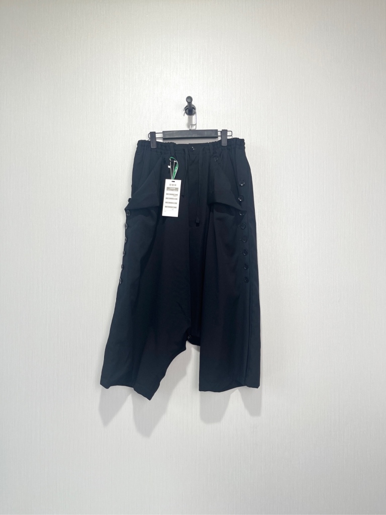 99新 YOHJI YAMAMOTO/山本耀司 男/2/侧排掉档裤/10000+/SN3781