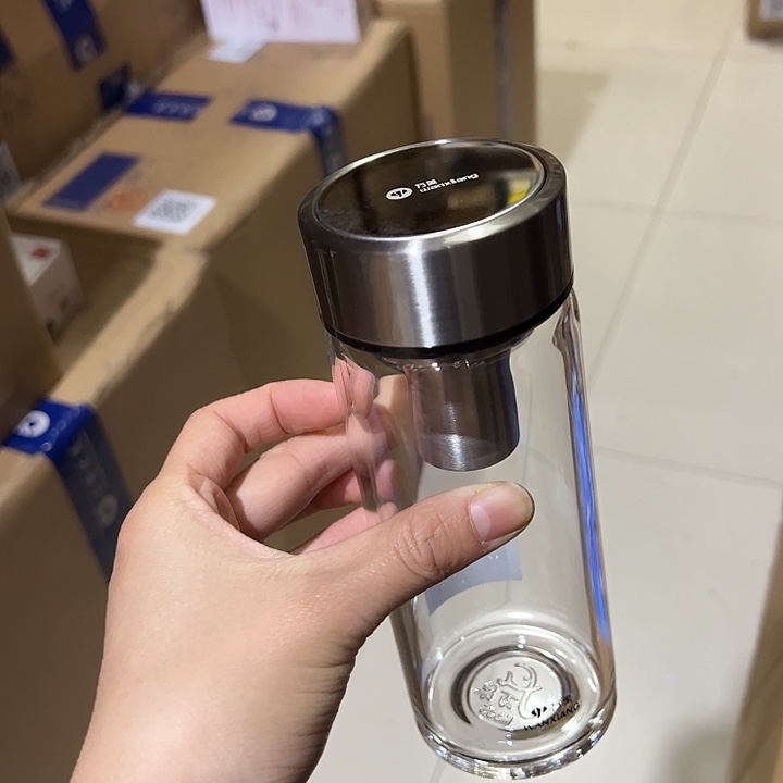 万象单层烫手玻璃杯u302单层烫手