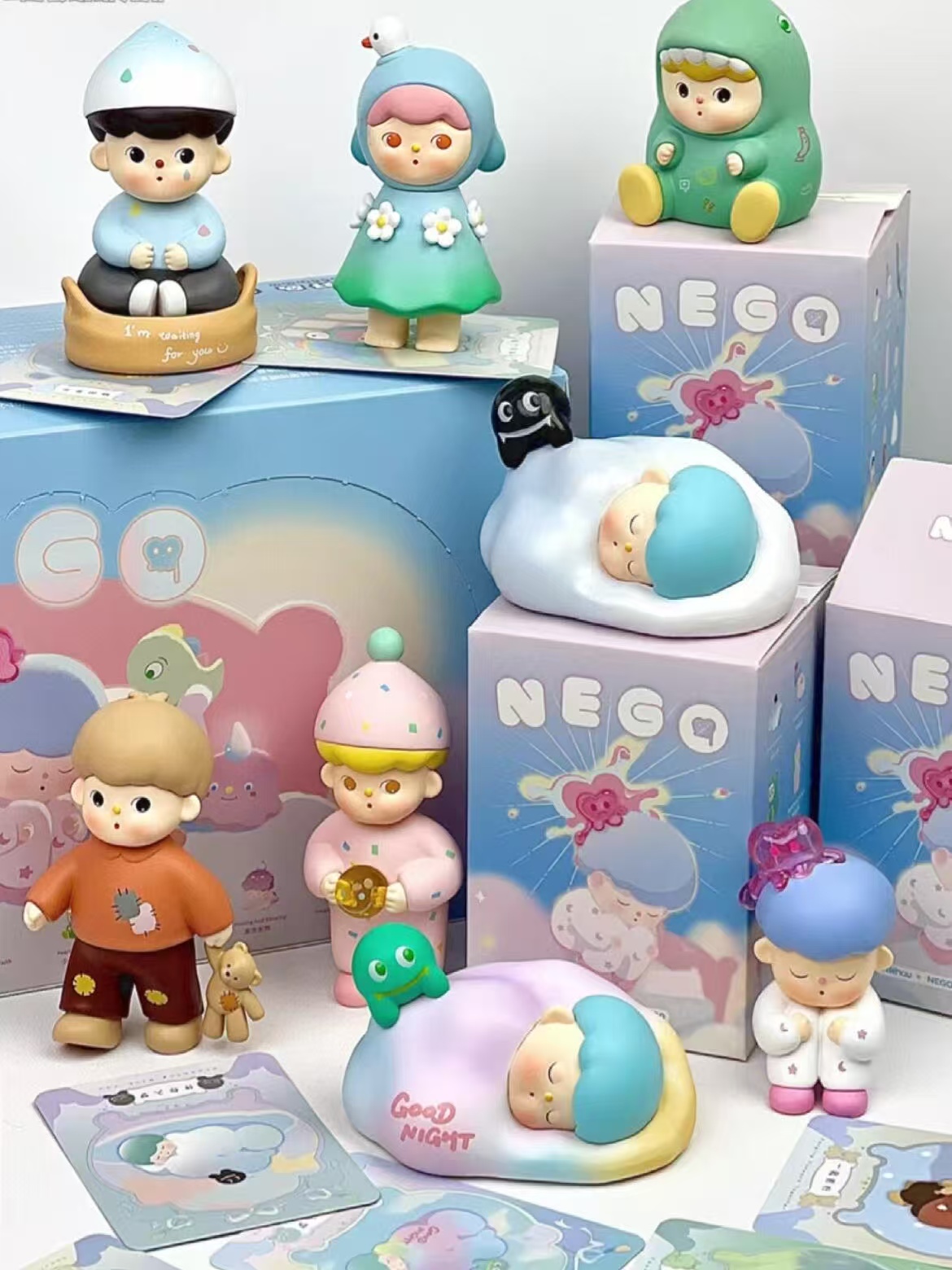 正版 你好岛NEGO有我陪你呀萌粒盲盒