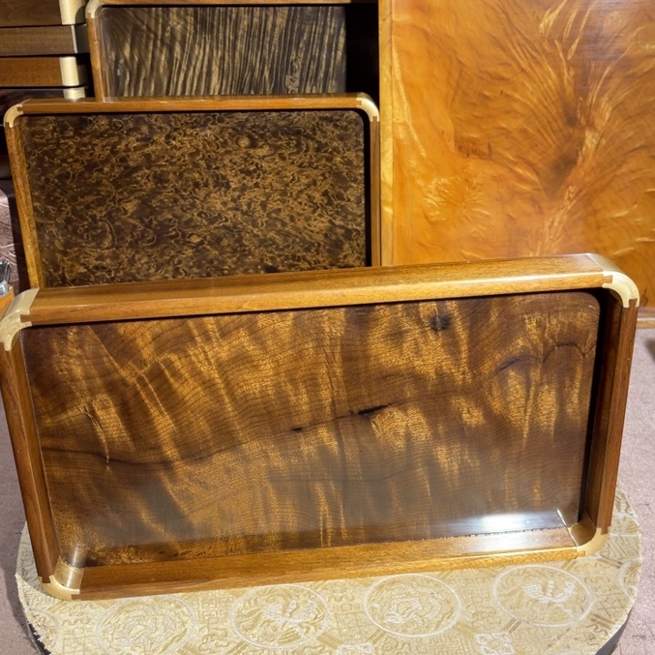 金丝楠邻**哥金丝楠木文盘