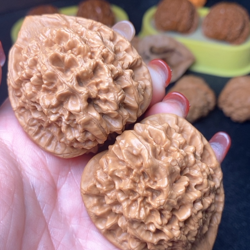 【闪购商品】文玩核桃把件慢****忆819号官帽46