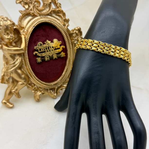 C播 9.62g 足金999 手链 d