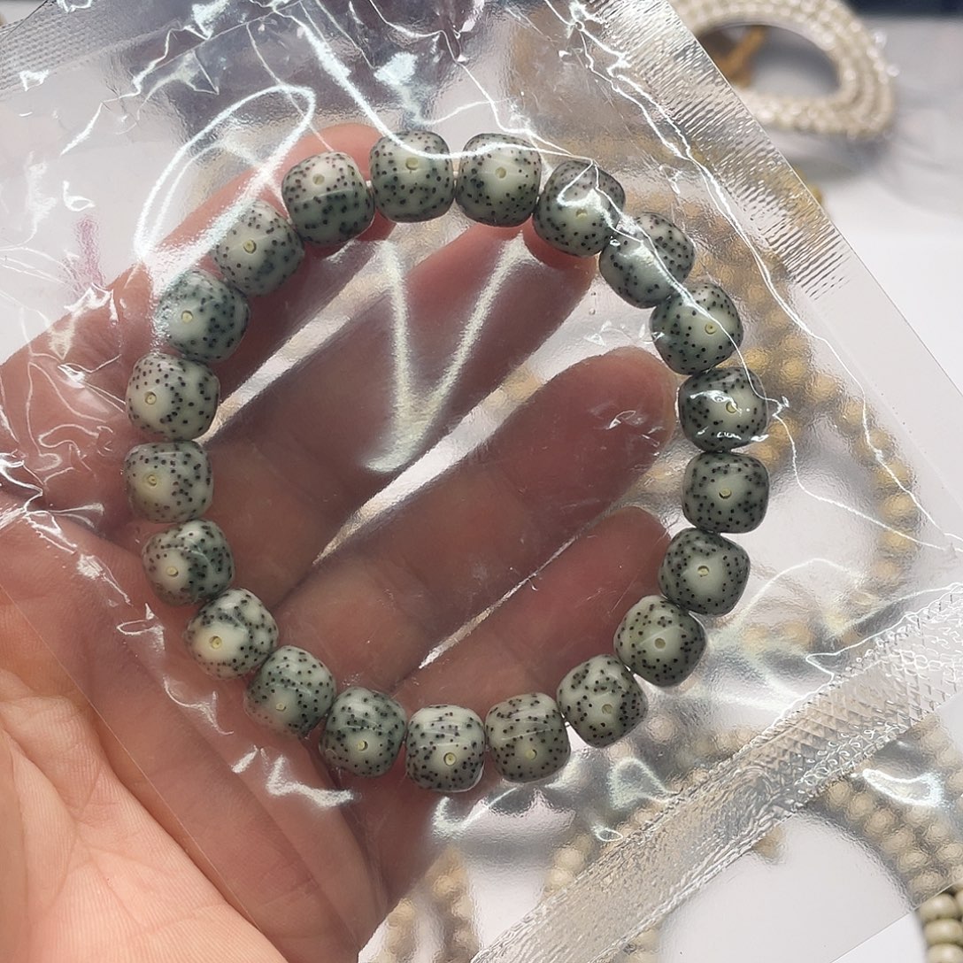 手串星月菩提青花瓷11x10单圈