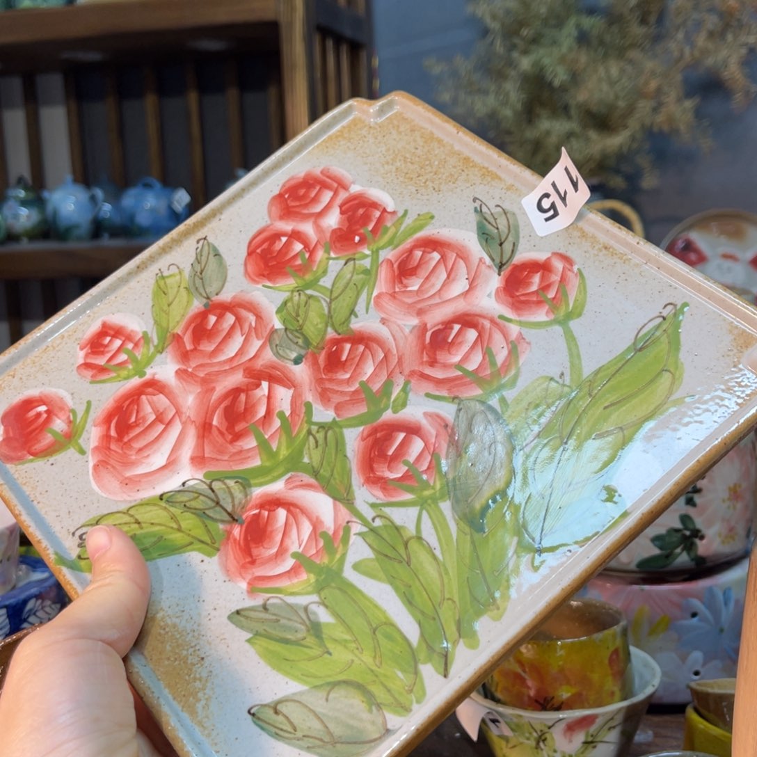 杯素浅陶瓷手工手绘