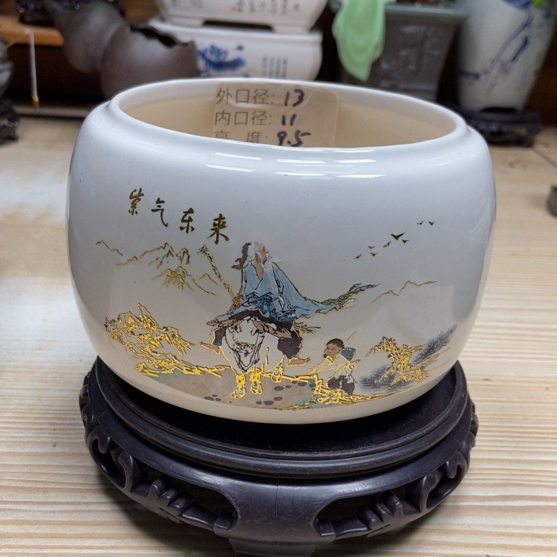 瓷片陶瓷花盆陶瓷艺术