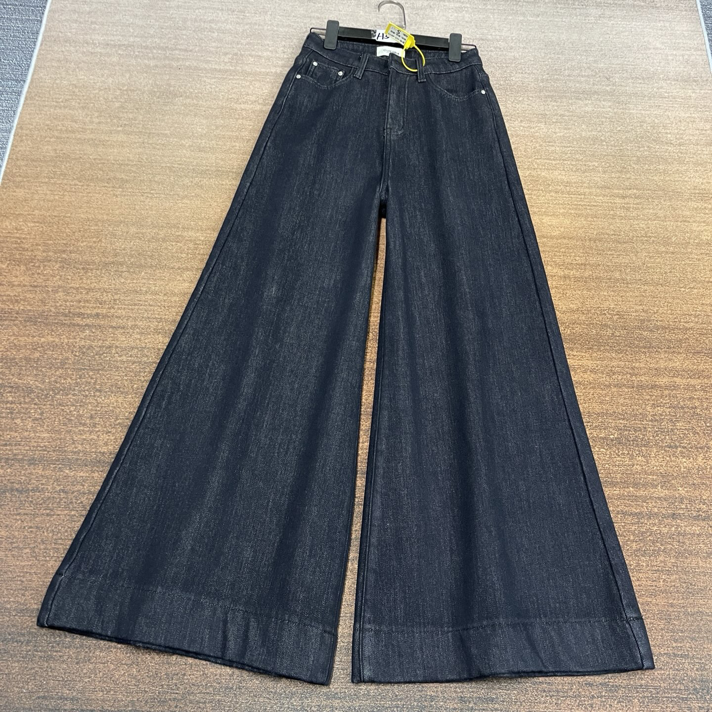 #H5-4670 加绒-厚绒 高货高级黑蓝超拉风大阔裤裙 高弹（不换退）