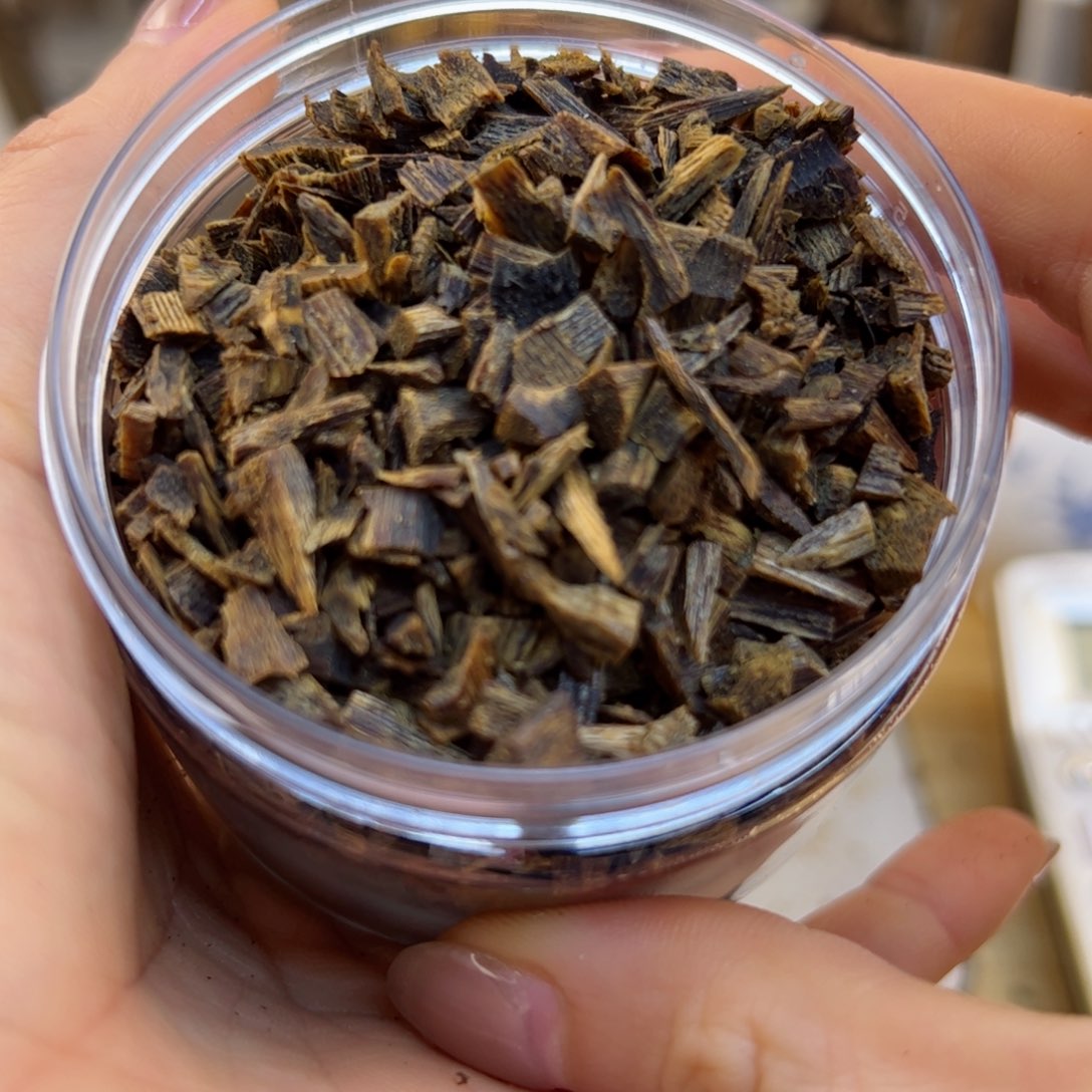 沉香木摆件用****3奇楠沉香油叶子小米粒碎料50克