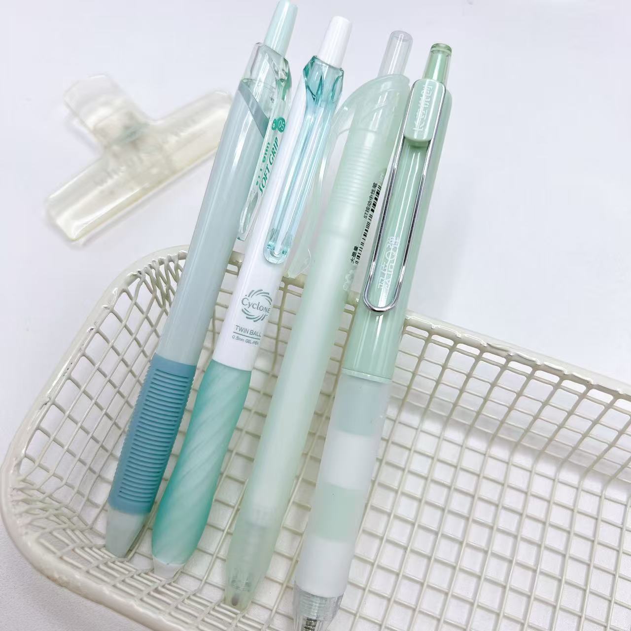 【黑墨/4支】L01草绿系,灵感,Q弹,软糖,指尖..掉封蜡不售后