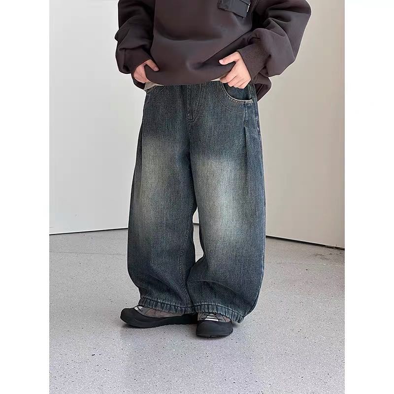 25201高端专享冬季加绒牛仔裤黑色