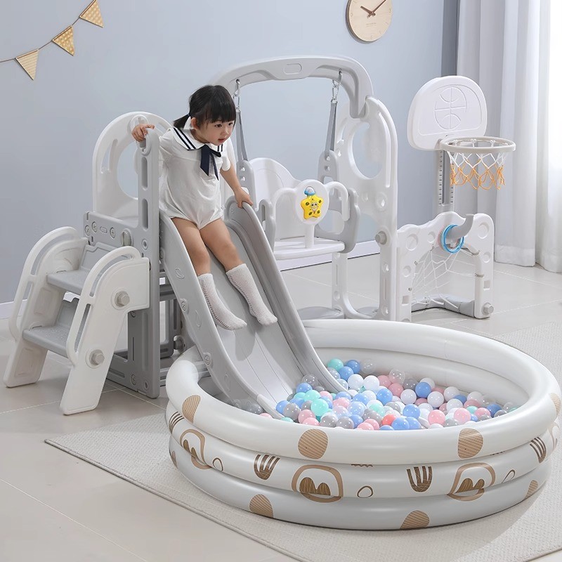 德国儿童滑滑梯室内家用2-10岁宝宝滑梯秋千多功能组合小型游乐园