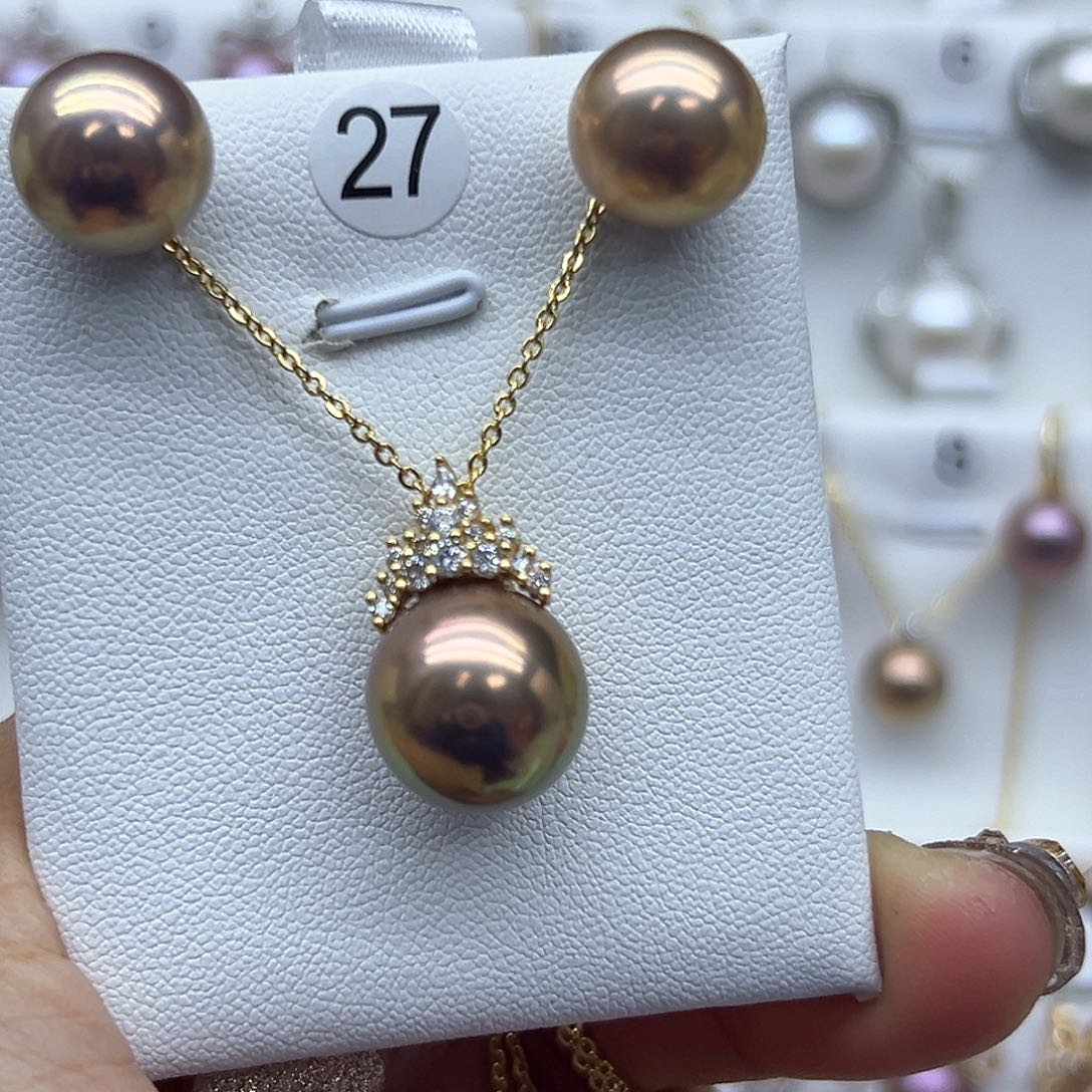 淡水珍珠颈饰银S925镶嵌伊*娜