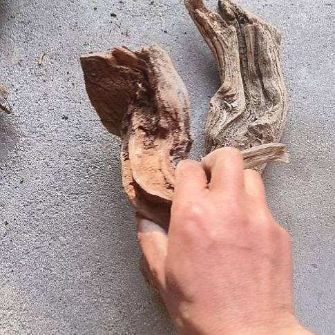 柏木（崖柏）陈化崖柏毛料