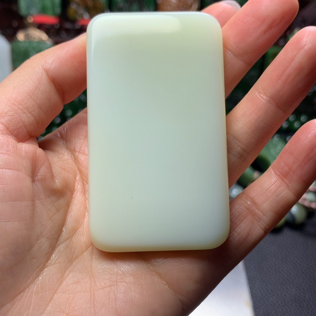 和田玉挂件未镶嵌喜**1