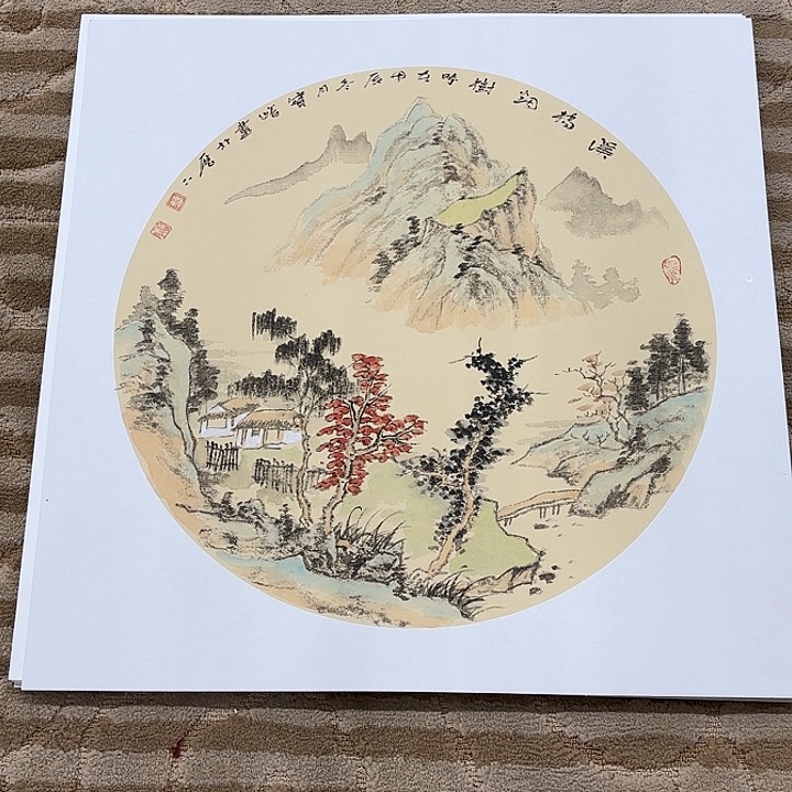 国画花鸟等多种鸟类的栖息50.50