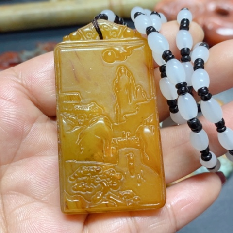 紫金钵盂菩提吊坠