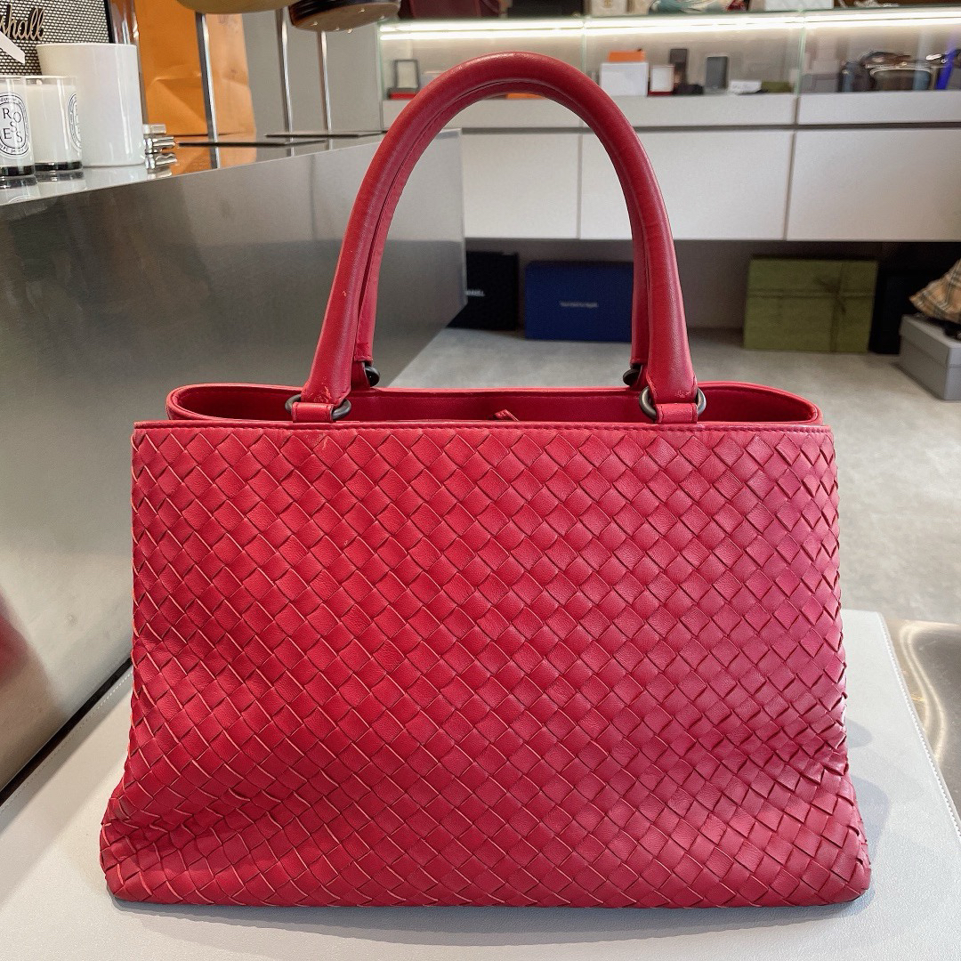 95新 BOTTEGA VENETA/葆蝶家 Roma罗马系列编织手提包 