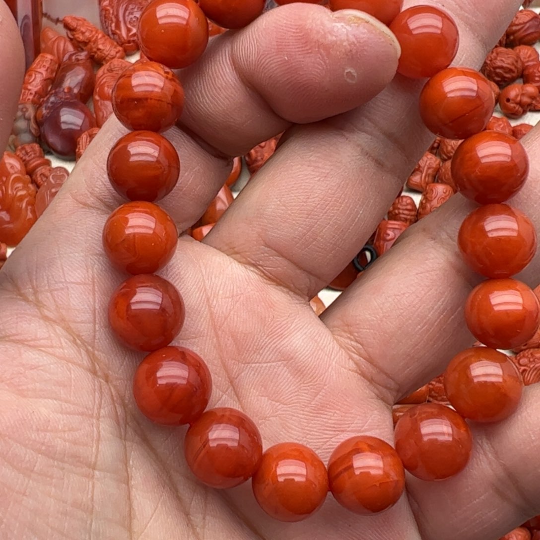 南红玛瑙未镶嵌配饰定制