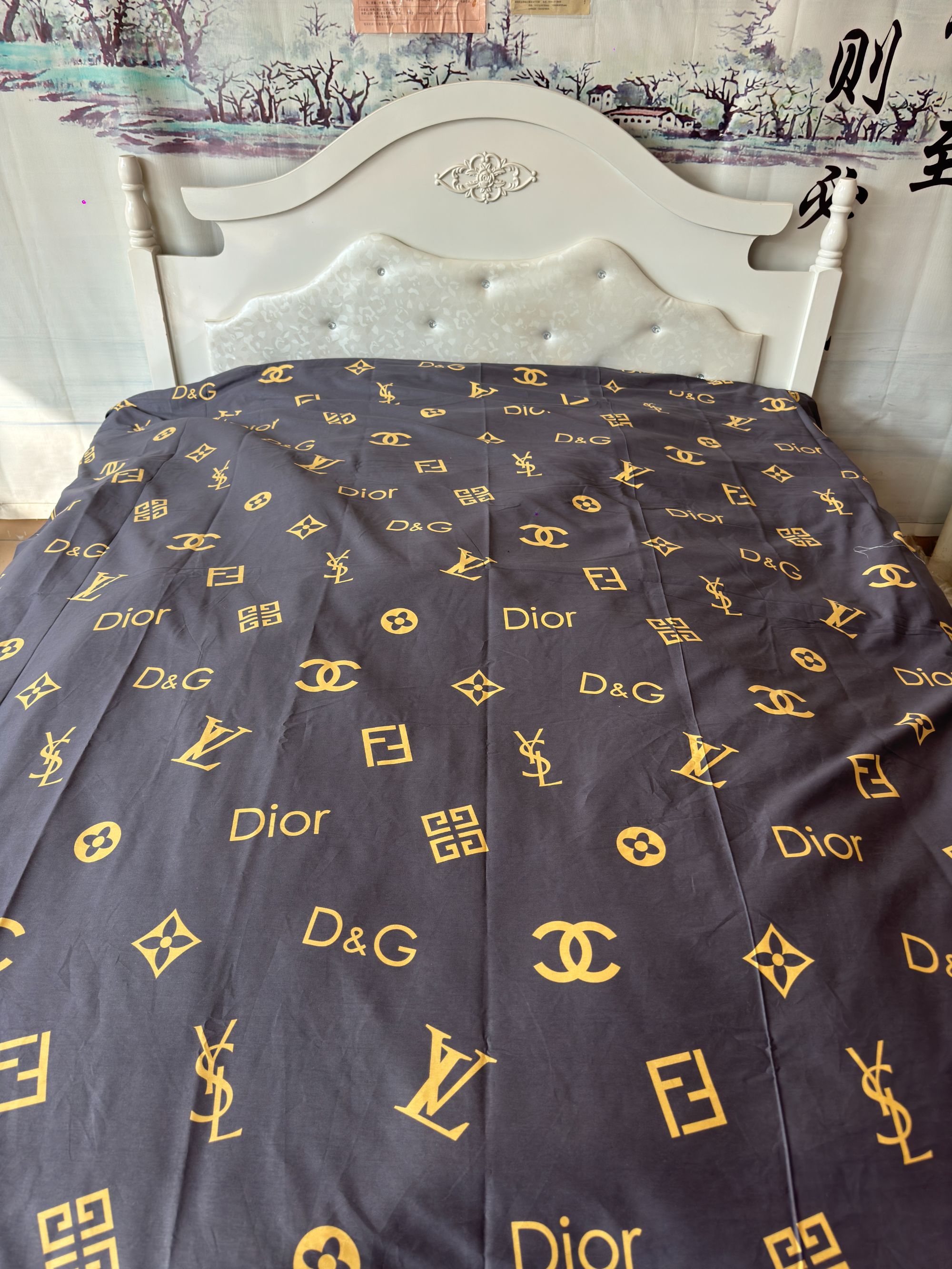 斜纹被罩2025新品。拍一发三，拍就送枕套一对。