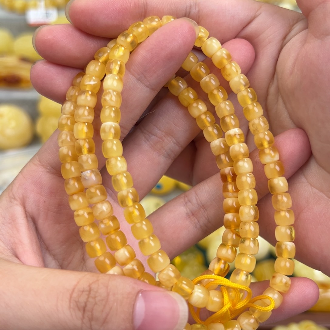 琥珀手链未镶嵌蜜蜡