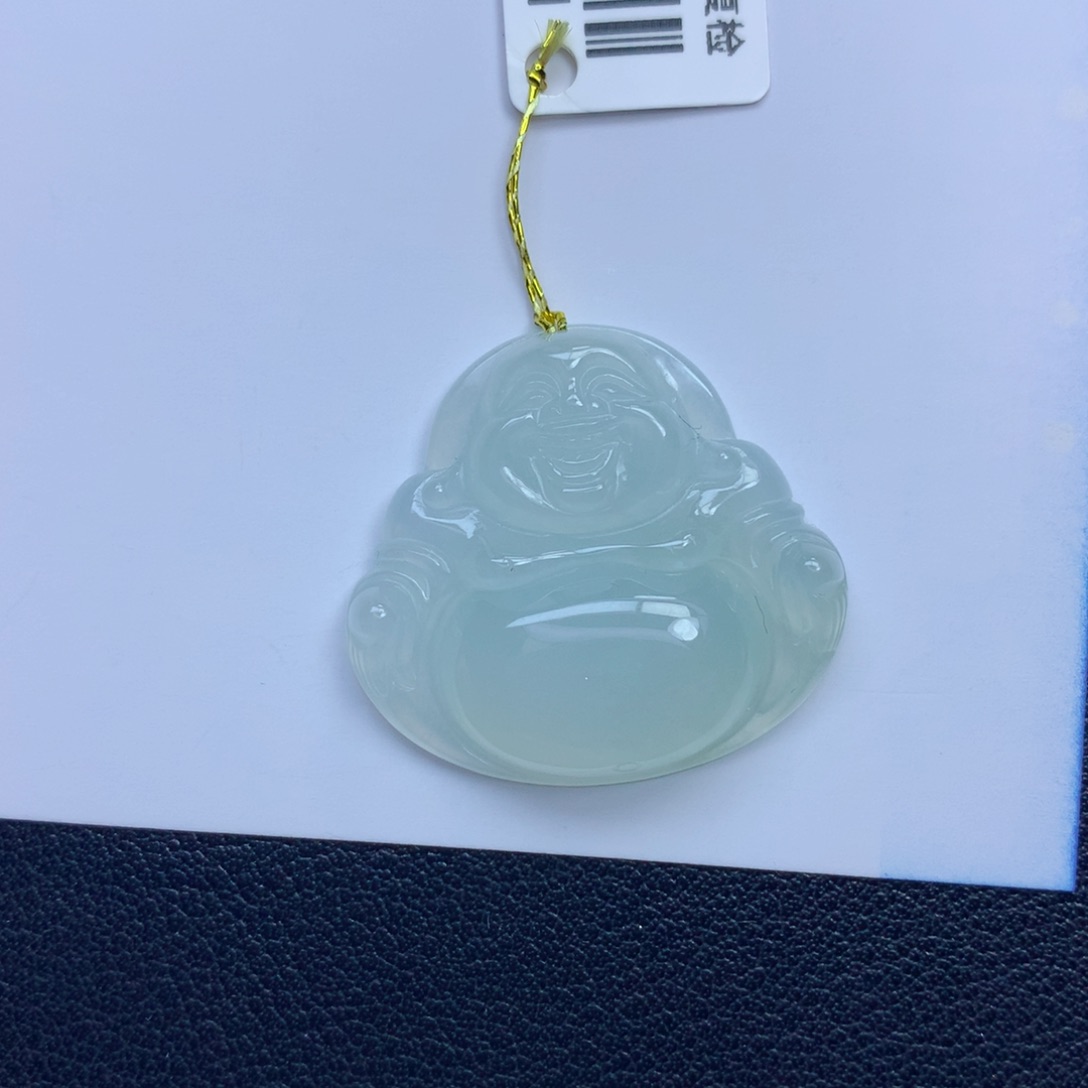 翡翠颈饰未镶嵌一**秀佛公