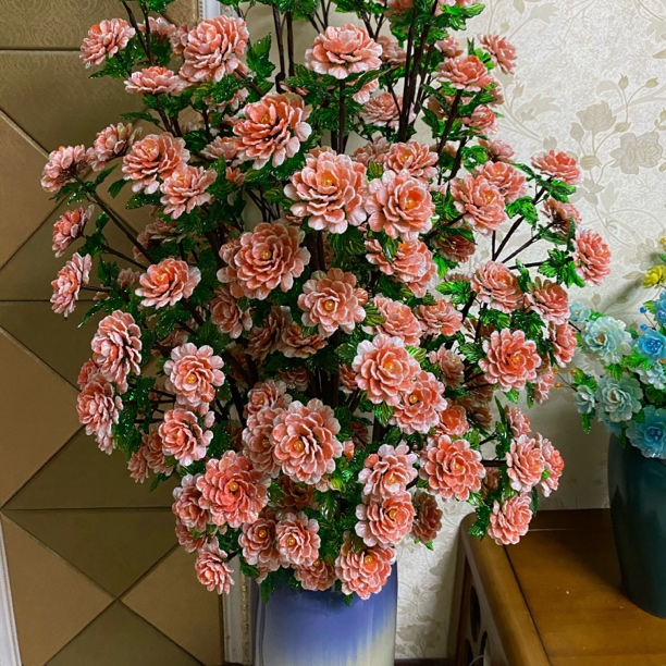 【送8号杆】落地牡丹花手工DIY材料包（平儿推荐）