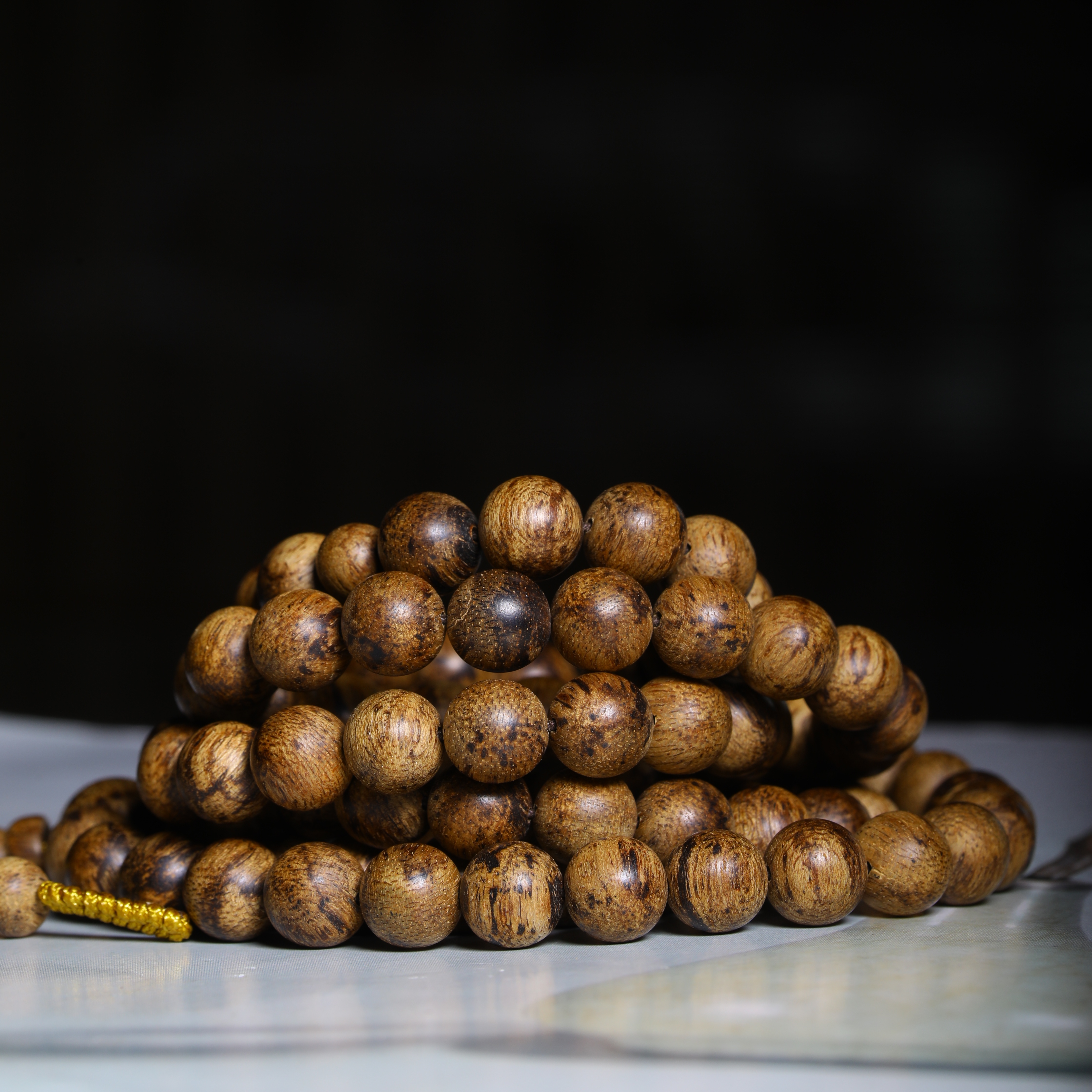 【小诗沉香】 正区文莱沉香0.88*108手串手链 35.2g