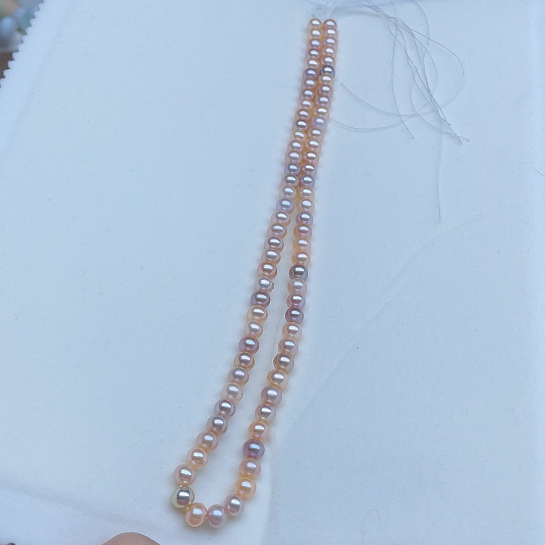 淡水珍珠颈饰银S925镶嵌