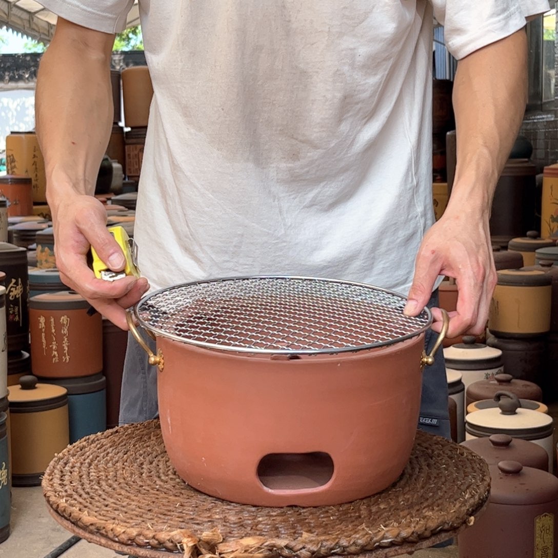 紫砂茶叶罐烧烤炉