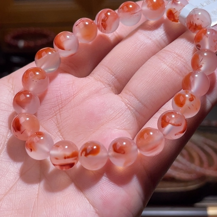 南红玛瑙手串 9+未镶嵌