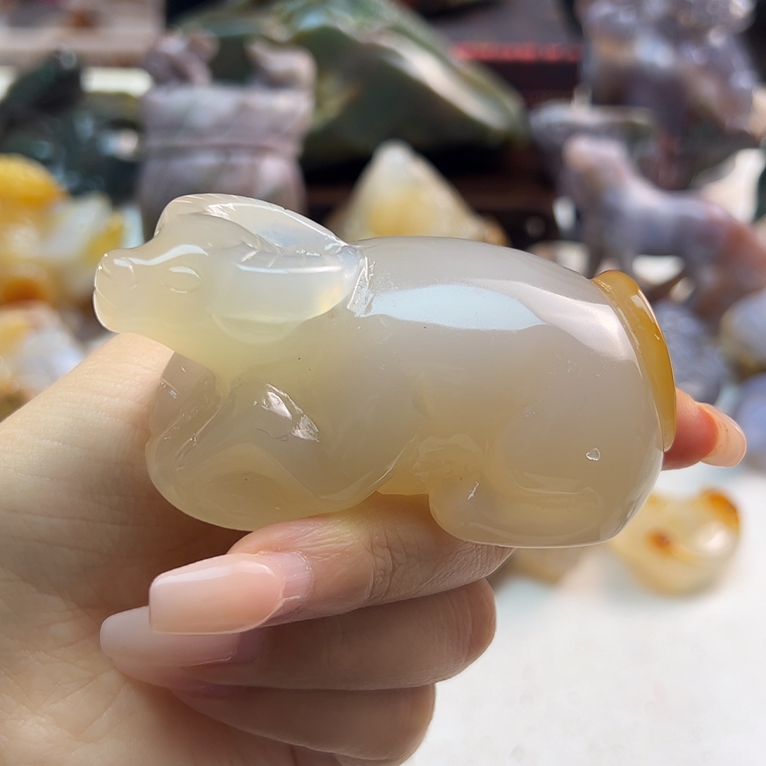 玛瑙/玉髓合金颈饰