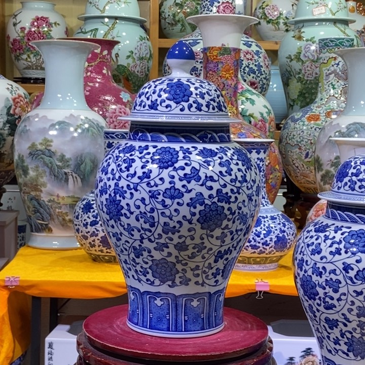 瓶景德镇陶瓷花瓶摆件