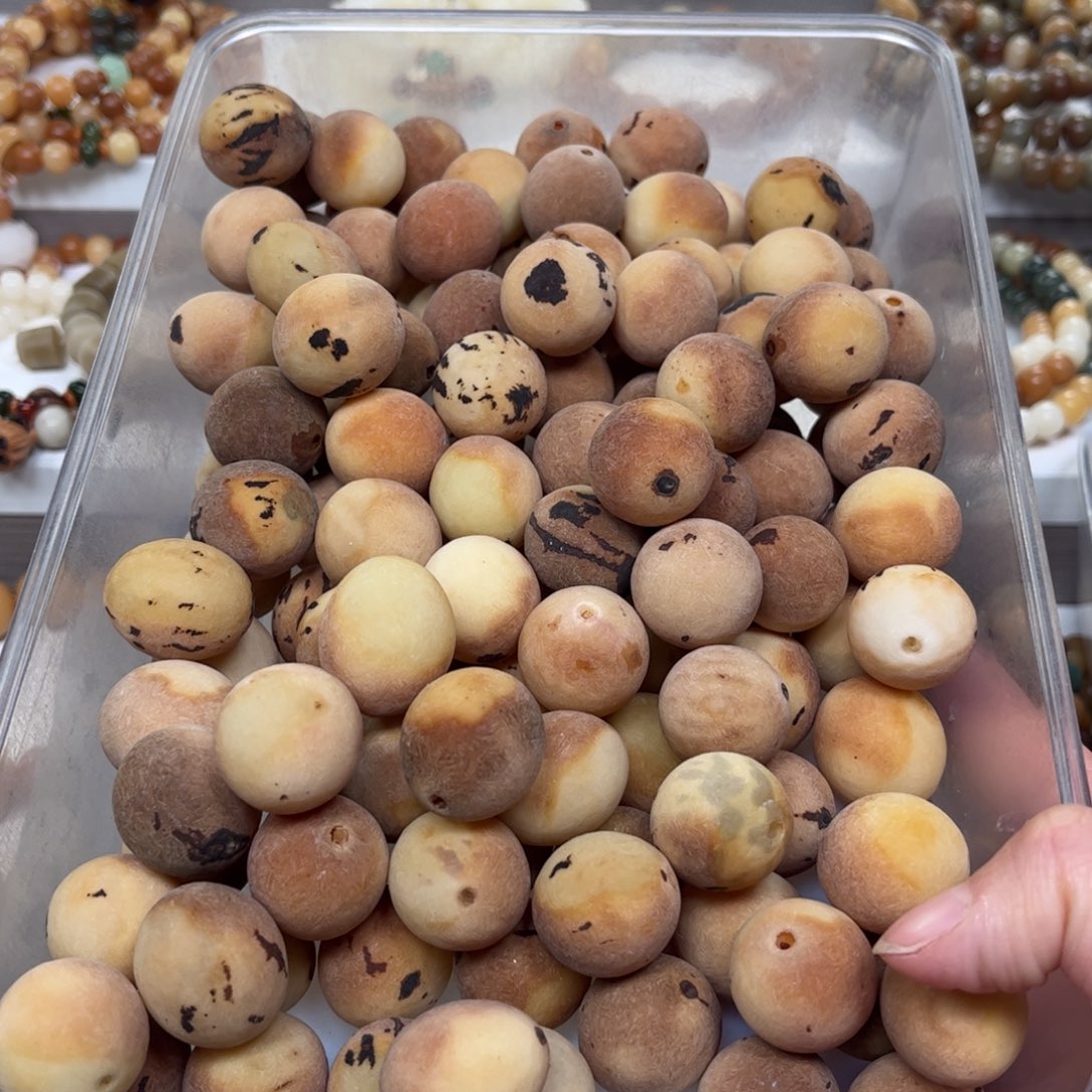 吊坠白玉菩提大卡原子12颗