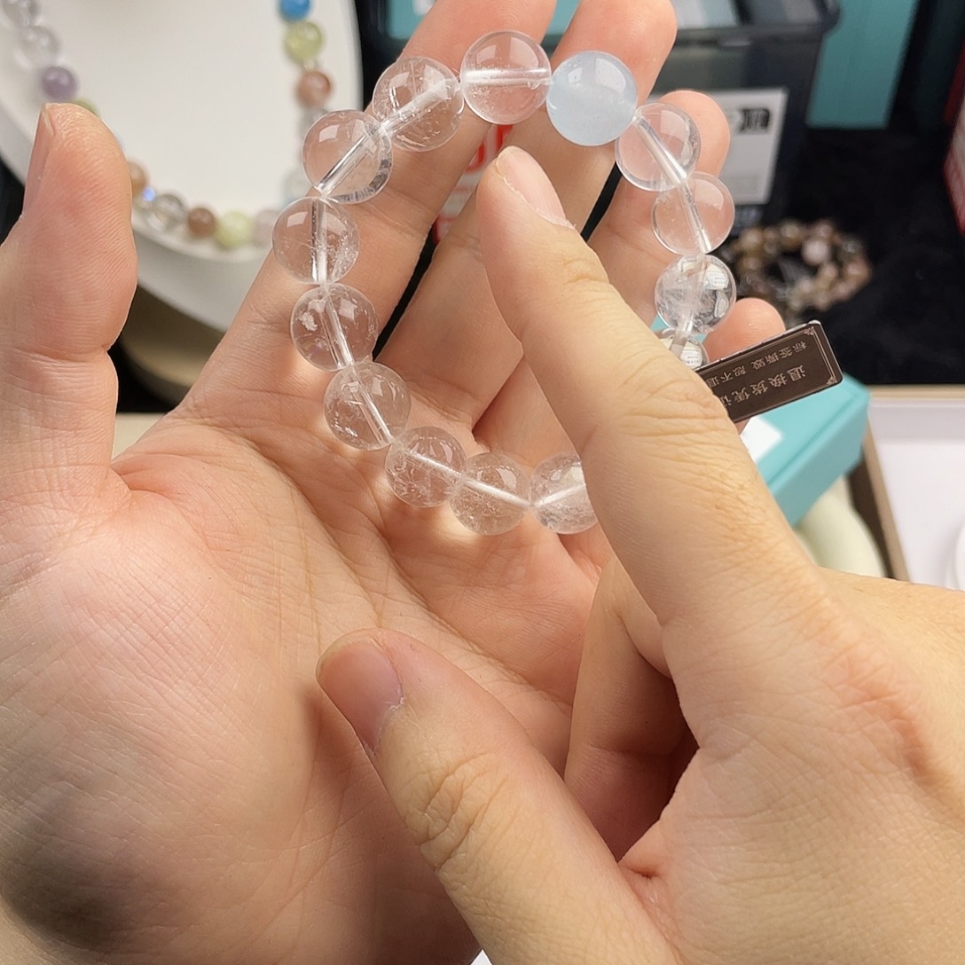 手链银S925镶嵌水晶