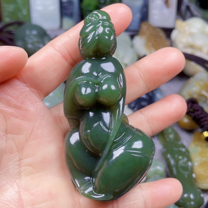 和田玉挂件未镶嵌