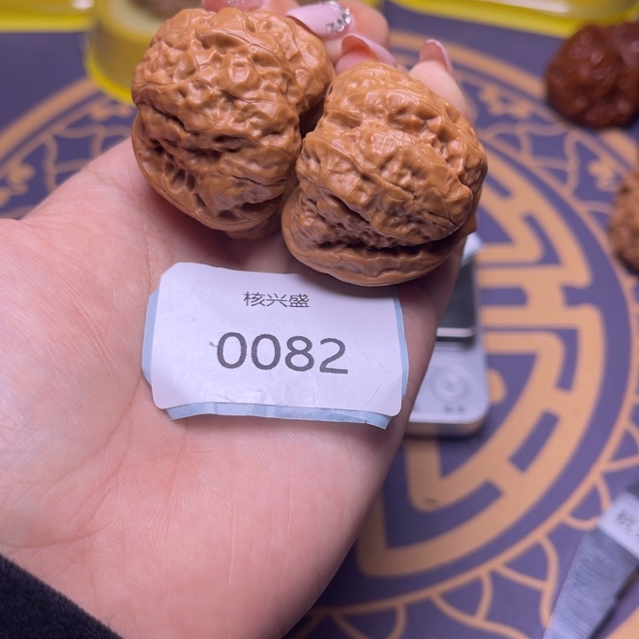 文玩核桃把件蛤蟆39.0082