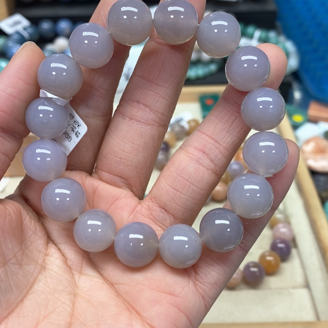 硅化珊瑚（珊瑚玉）手链未镶嵌04