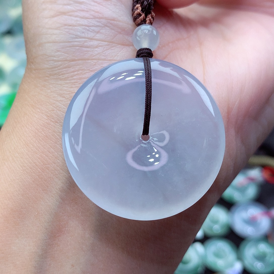 翡翠颈饰未镶嵌88尺寸34.4-6.2