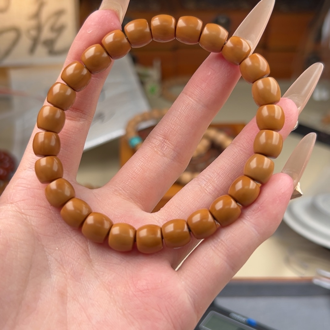 猴头核桃手串泛油油点直切8➕48.8