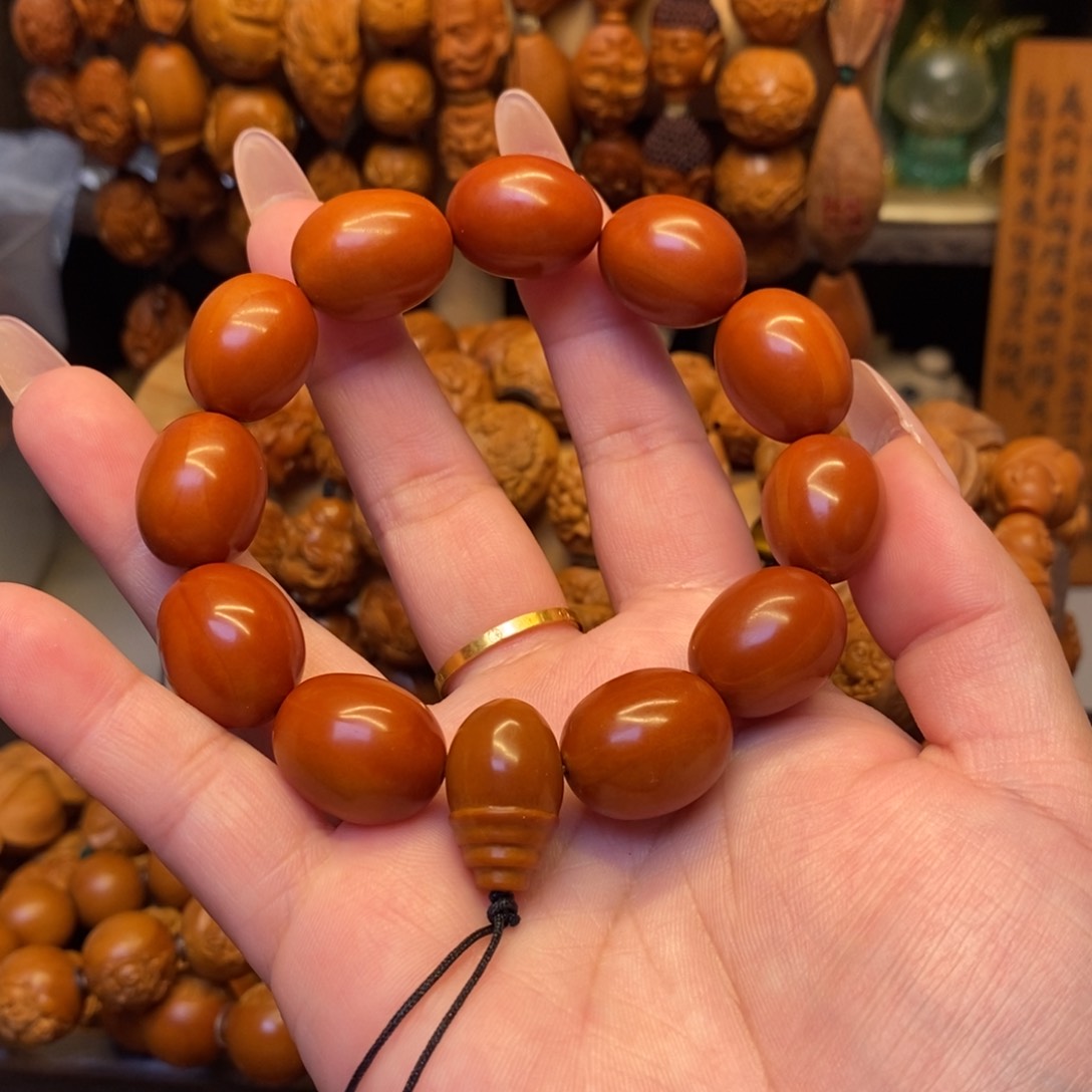 橄榄核手串/手链鹅蛋珠