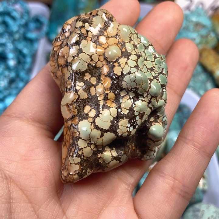 绿松石未镶嵌颈饰