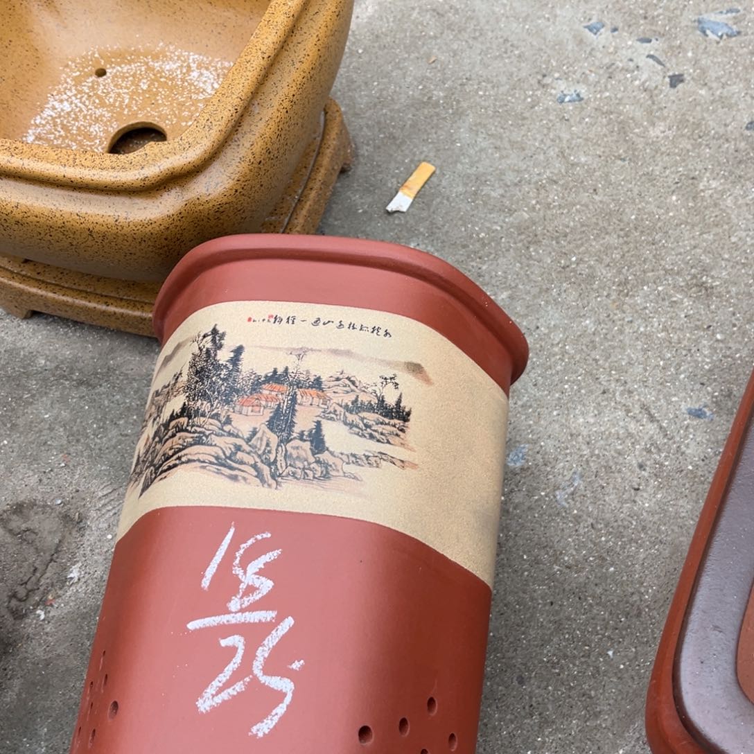 紫砂花盆紫砂花盆