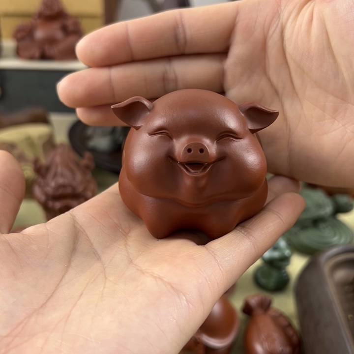 紫砂茶宠紫砂福猪