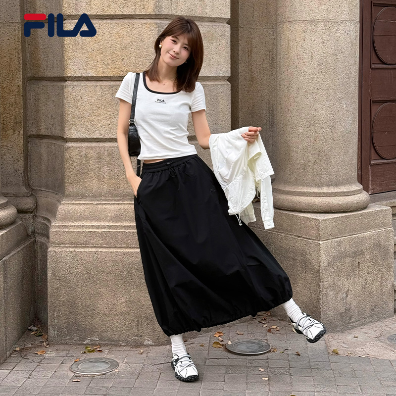 Fila/斐乐【小狐狸联名】夏欧若风女士户外T恤运动短袖F11W529108F