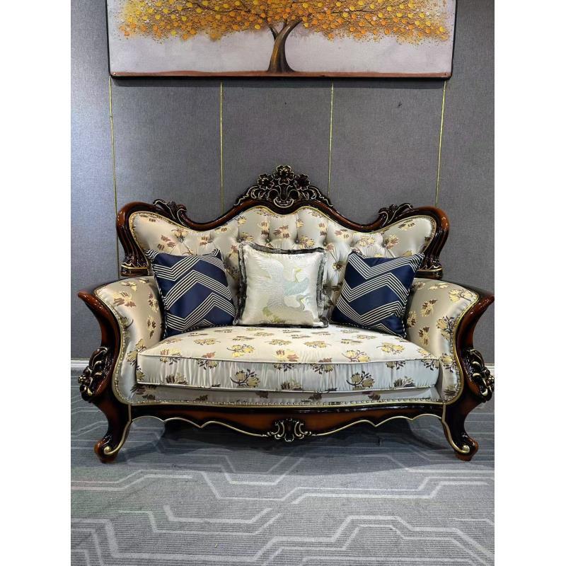 《亏本甩卖》SF007两位沙发1790*1000*1330坐高480 美式古典别墅