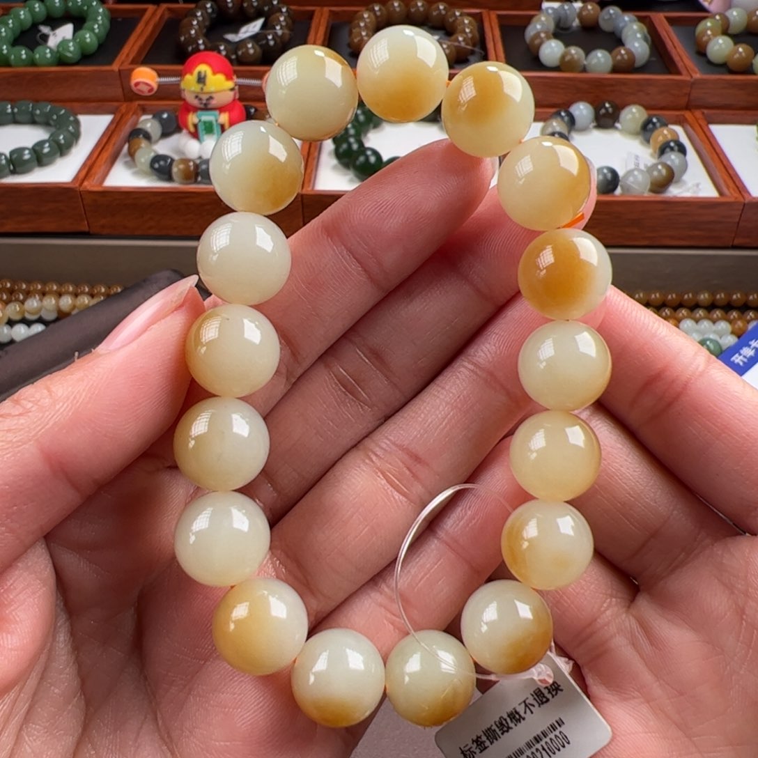 和田玉手链未镶嵌小*