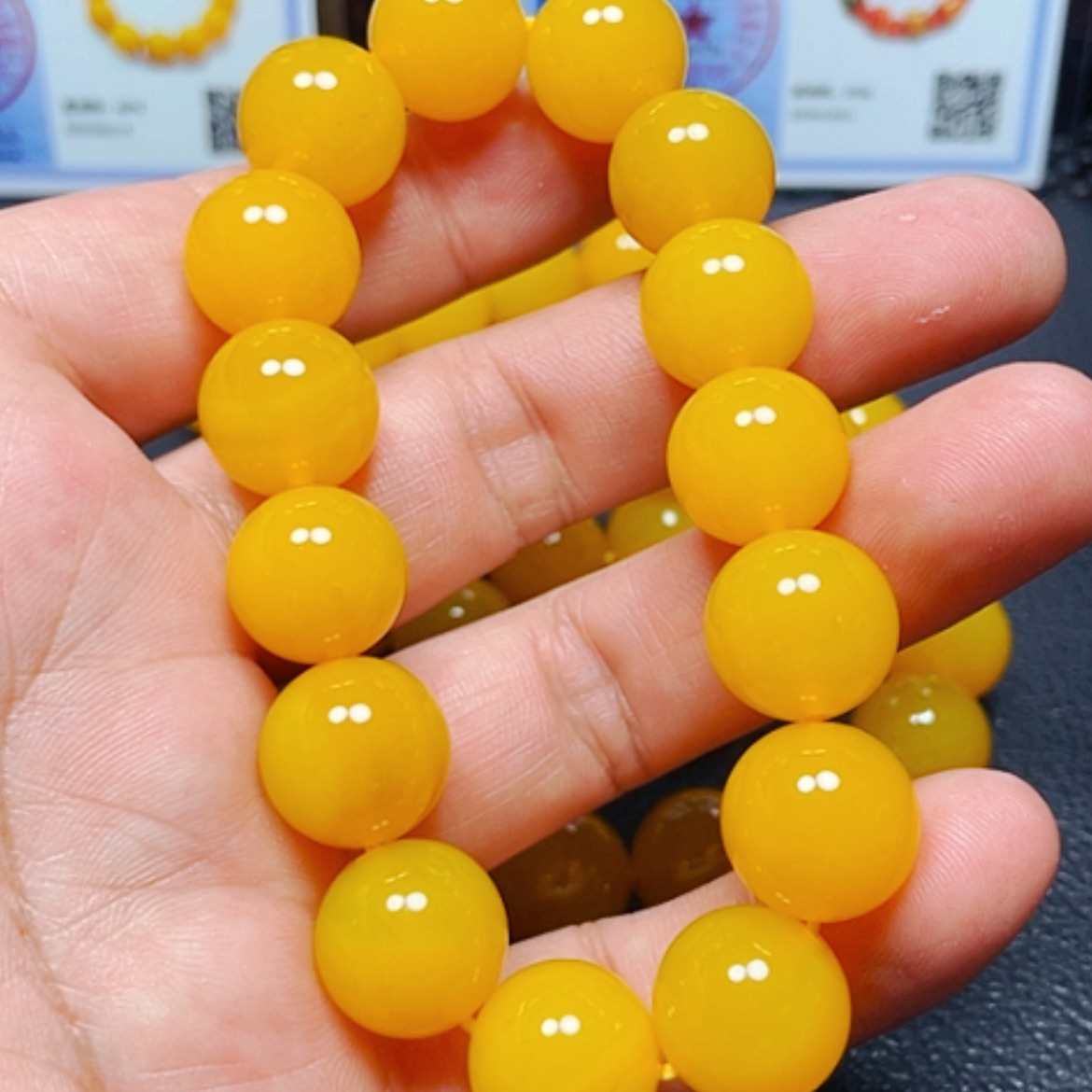 【闪购商品】玛瑙/玉髓手链未镶嵌龙黄参14