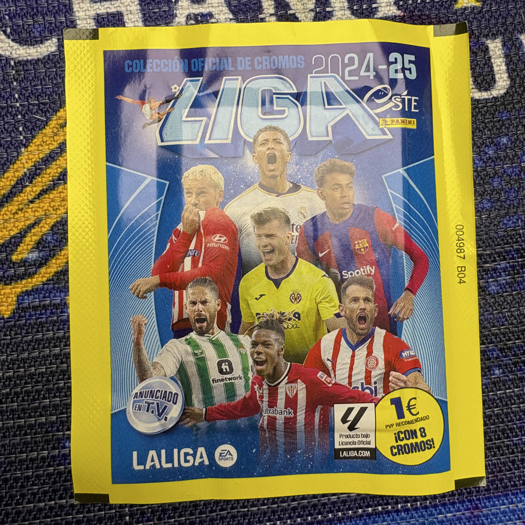帕尼尼24-25liga 西甲贴纸 搏亚马尔等